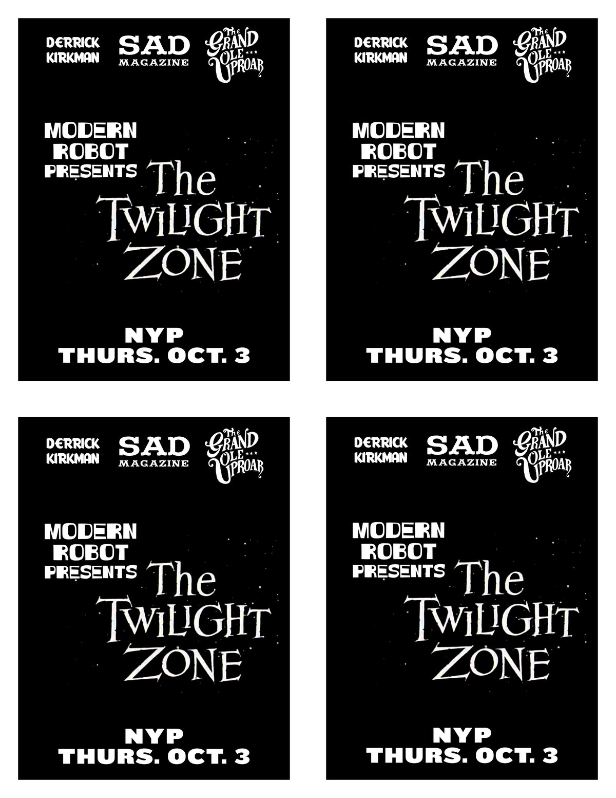 TZ Handbills