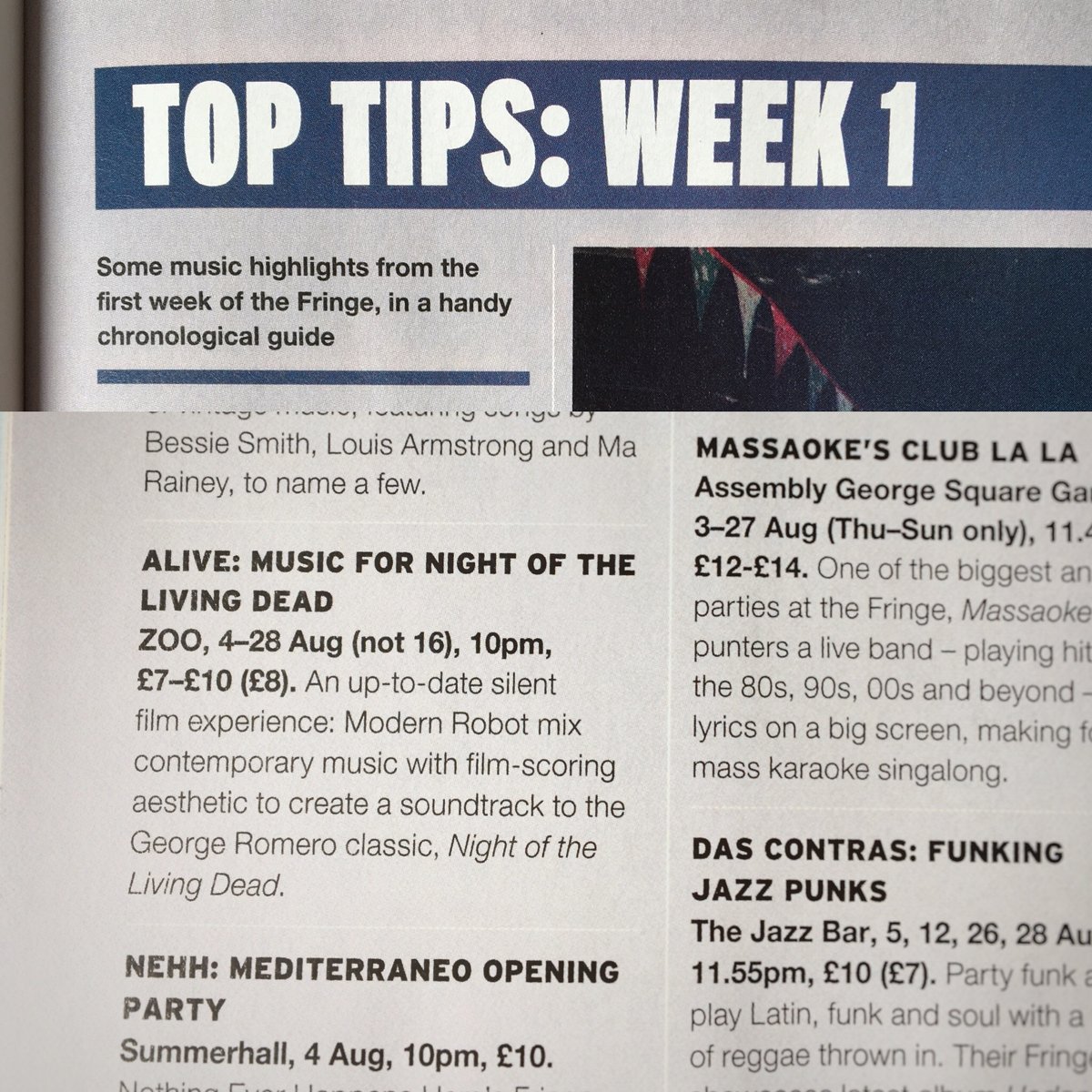 Top Tops Week 1